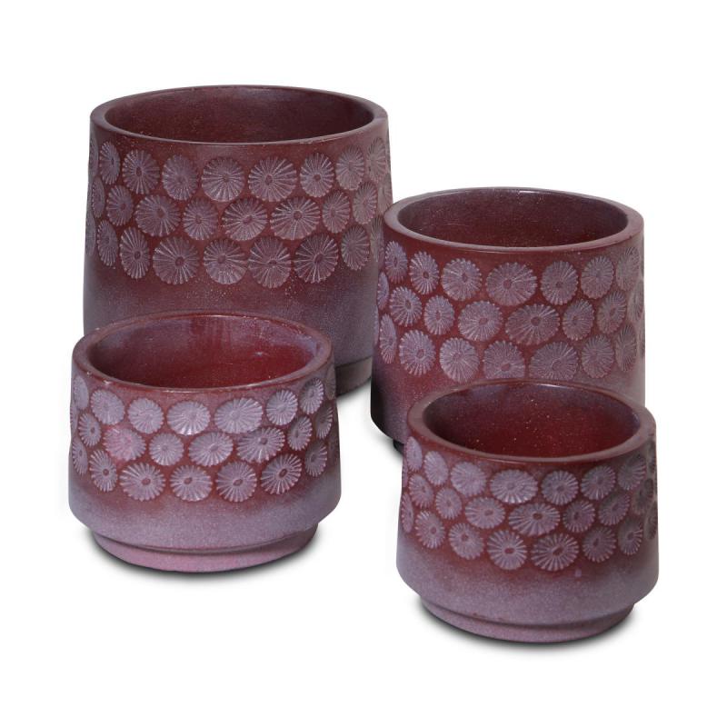 Topf mit Wabenmuster