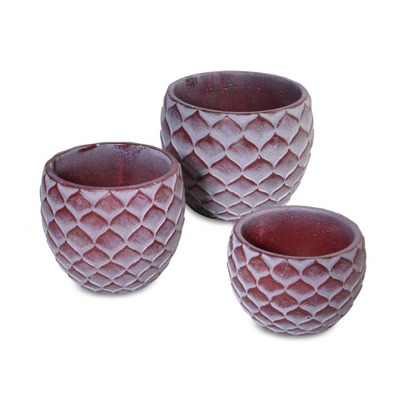 Topf mit Wabenmuster