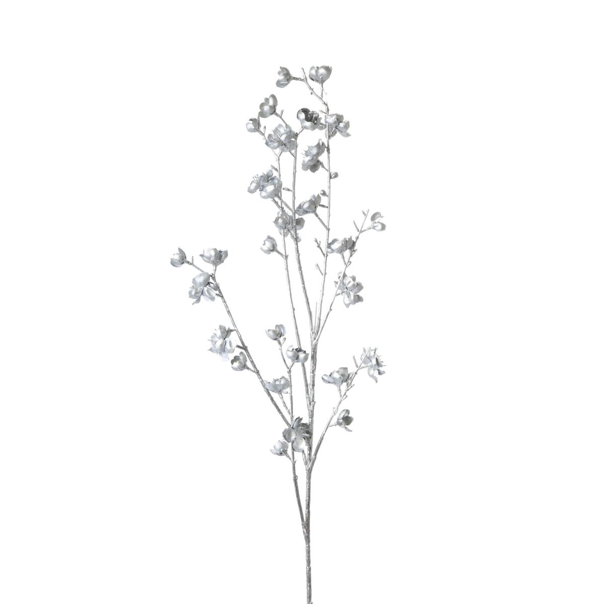 Kirschblütenzweig metallic silber