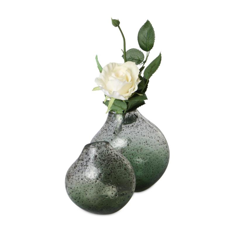 Kugelvase gepunktet grün