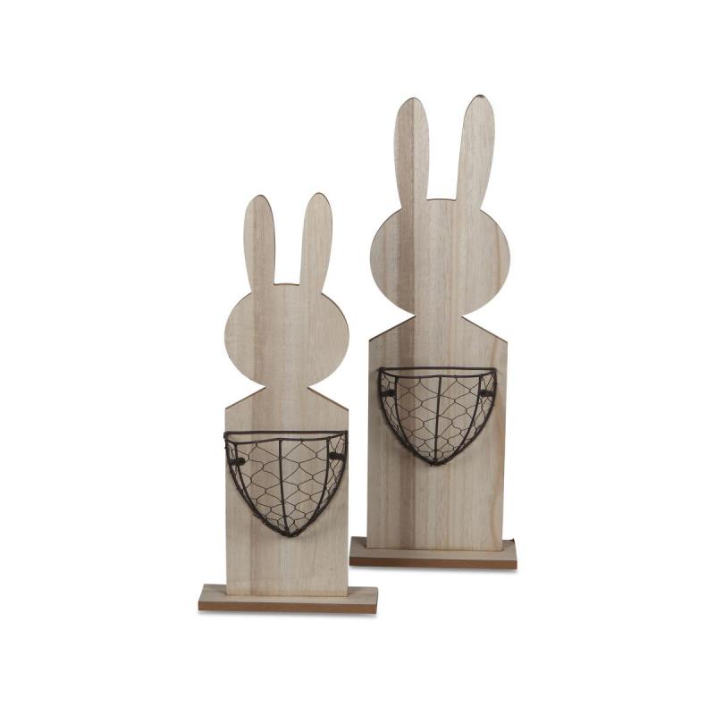 Hase Holzaufsteller