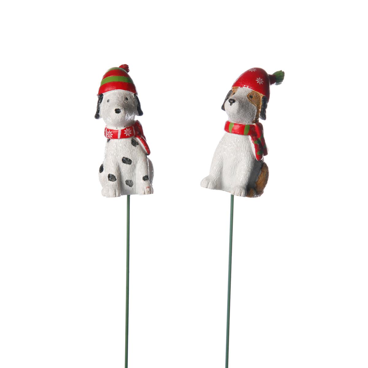 Weihnachtshund am Stick Motivmix