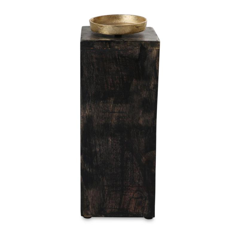 Kerzenständer Holz-Alu