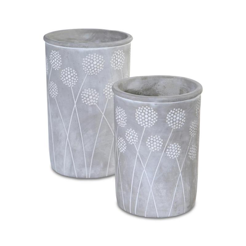 Topf mit Blumenmuster