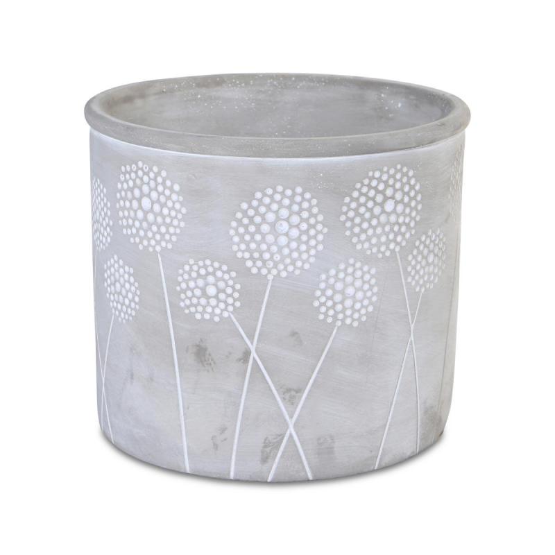 Topf mit Blumenmuster