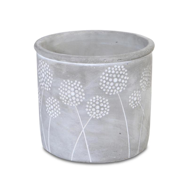 Topf mit Blumenmuster