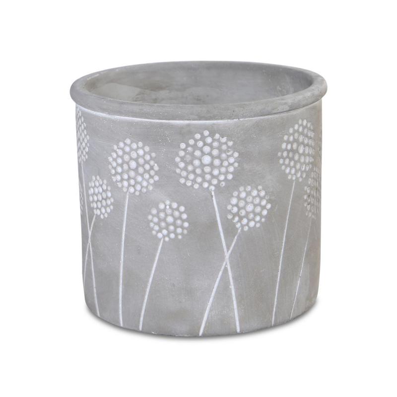 Topf mit Blumenmuster