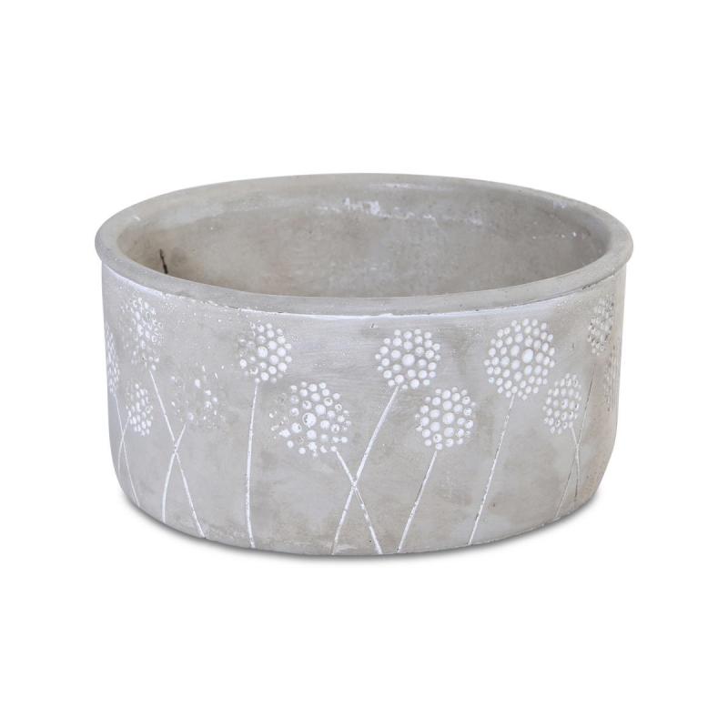 Topf mit Blumenmuster