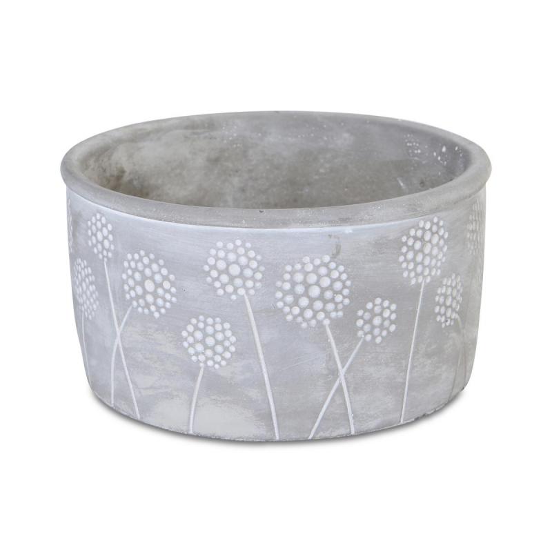 Topf mit Blumenmuster