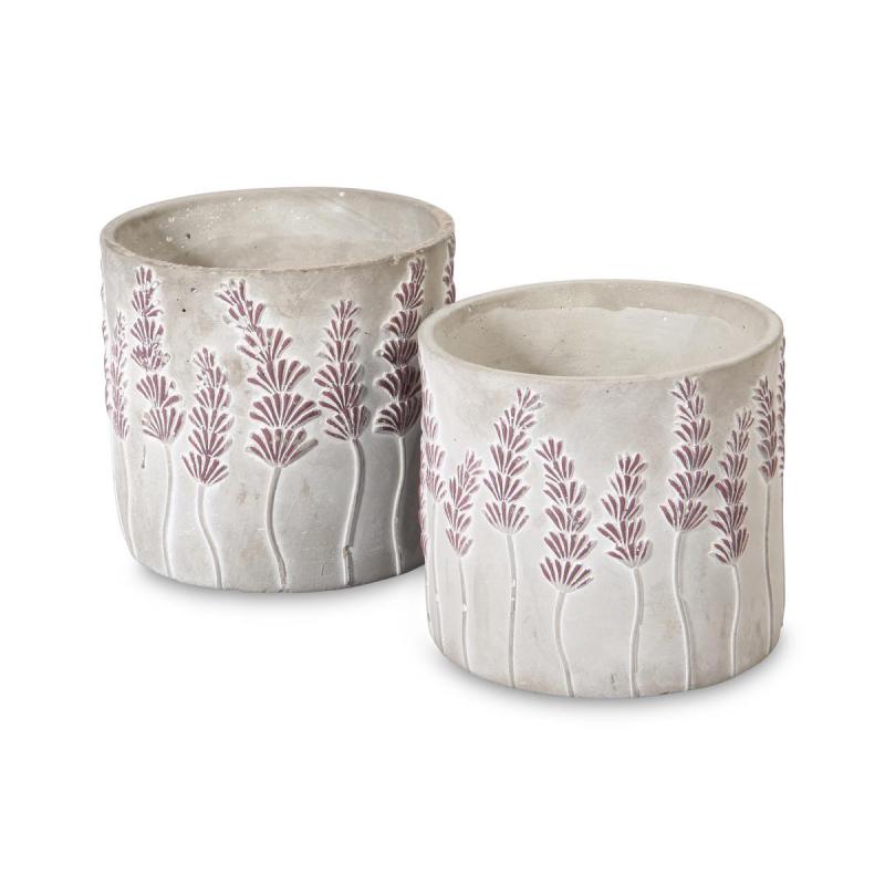 Topf mit Blumenmuster