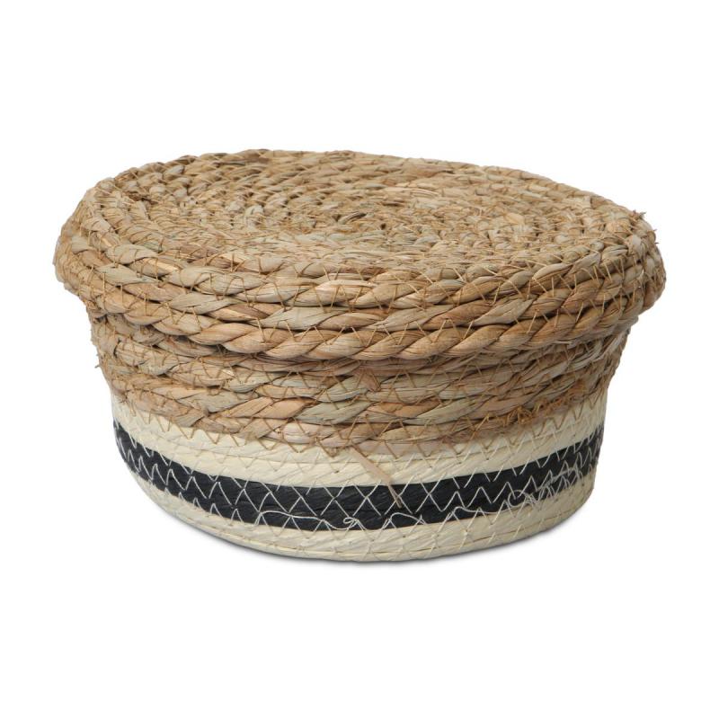 Seegras Korb mit Deckel