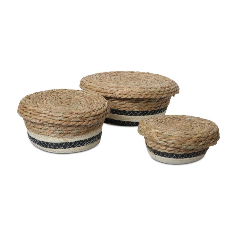 Seegras Korb mit Deckel