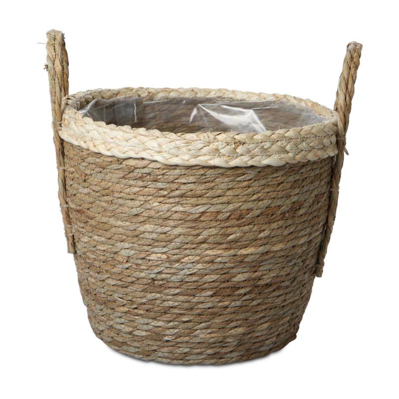 Seegras Korb mit Einsatz natur