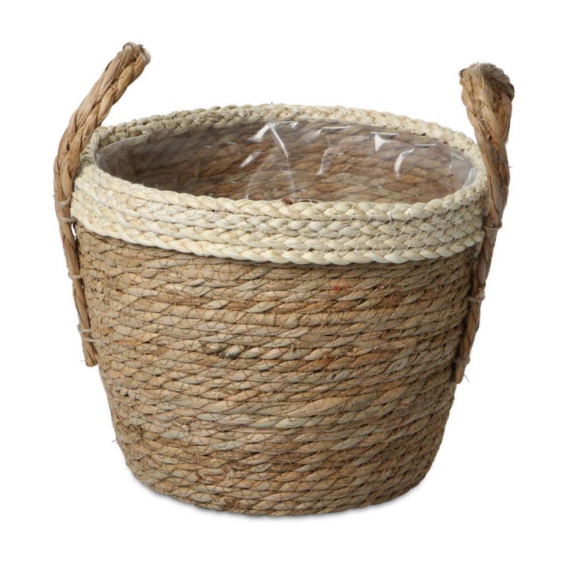 Seegras Korb mit Einsatz natur