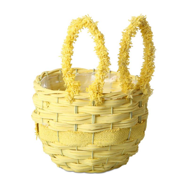 Hasentopf bauchig gelb