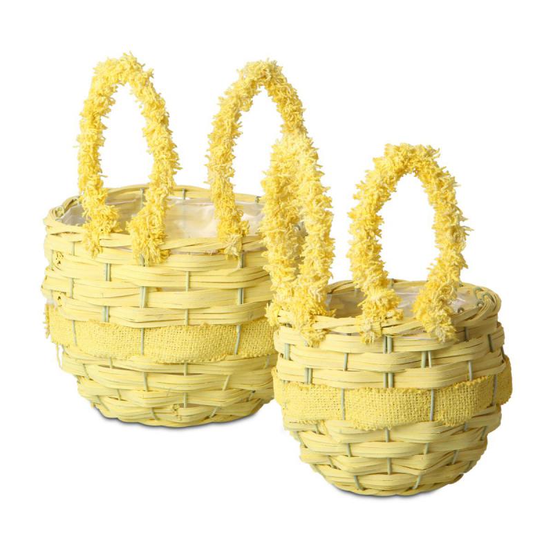 Hasentopf bauchig gelb