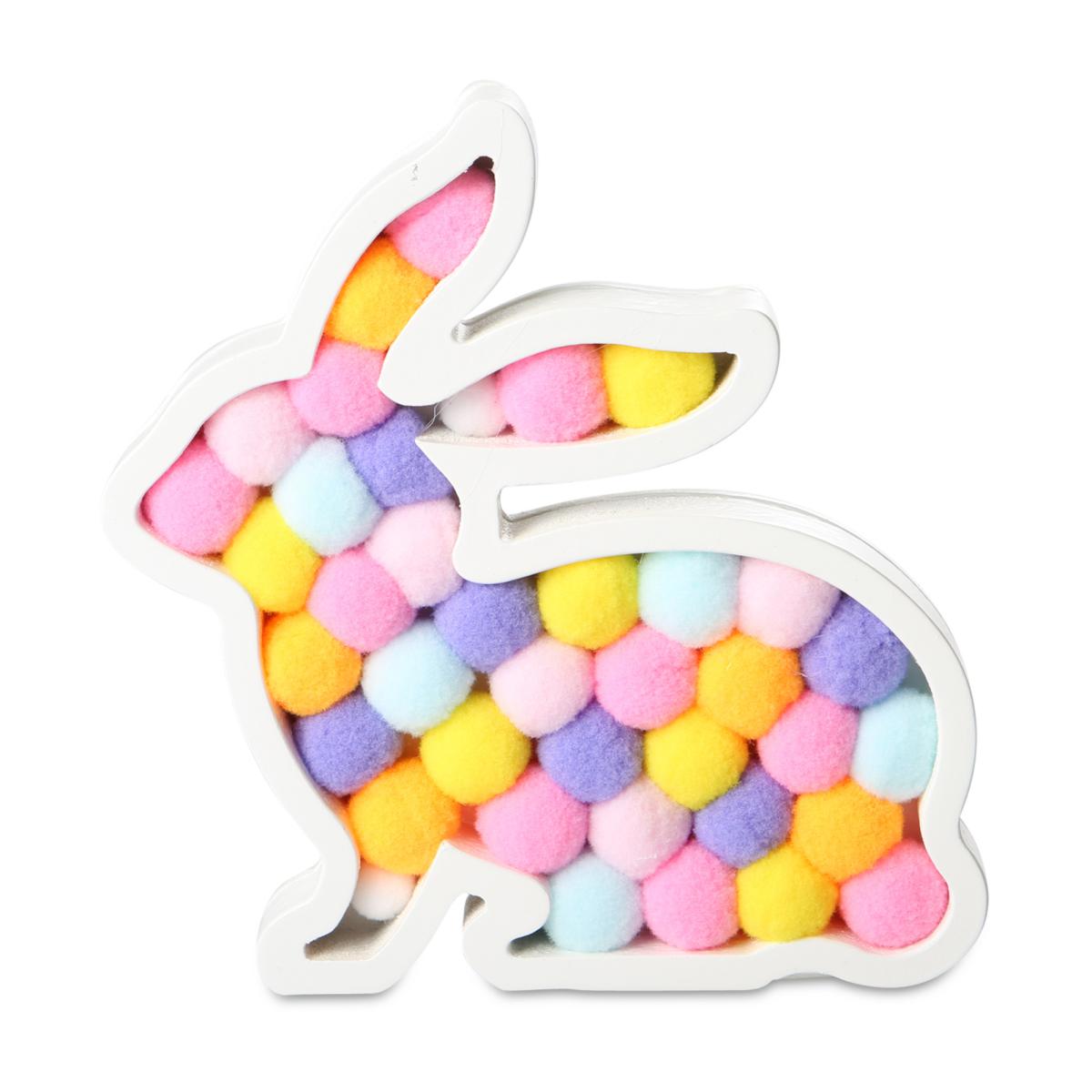 Hase mit pompon b&auml;llchen