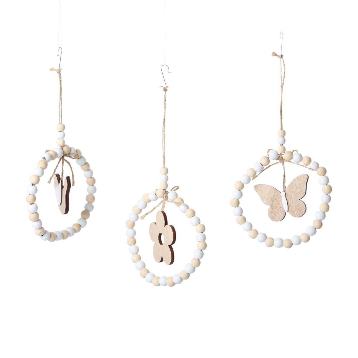 Ring-Hänger mit Schmetterling/Blume/Vogel