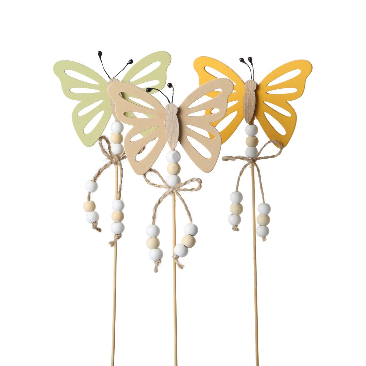 Schmetterlinge am Stick