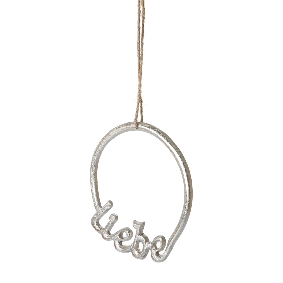 Alu-Ring "Liebe" silber