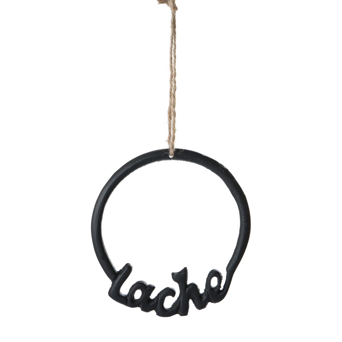 Alu-Ring "Lache" schwarz