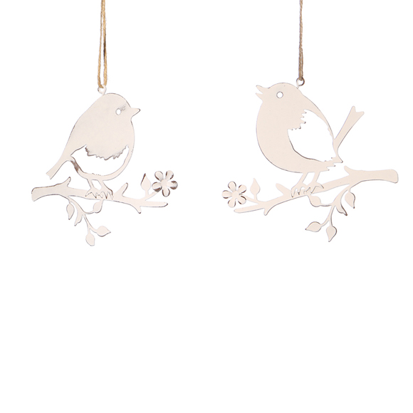 Metall Vogel Hänger Motivmix