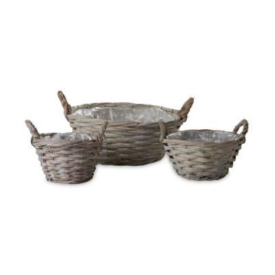 Pflanzschale rund mit Griffen