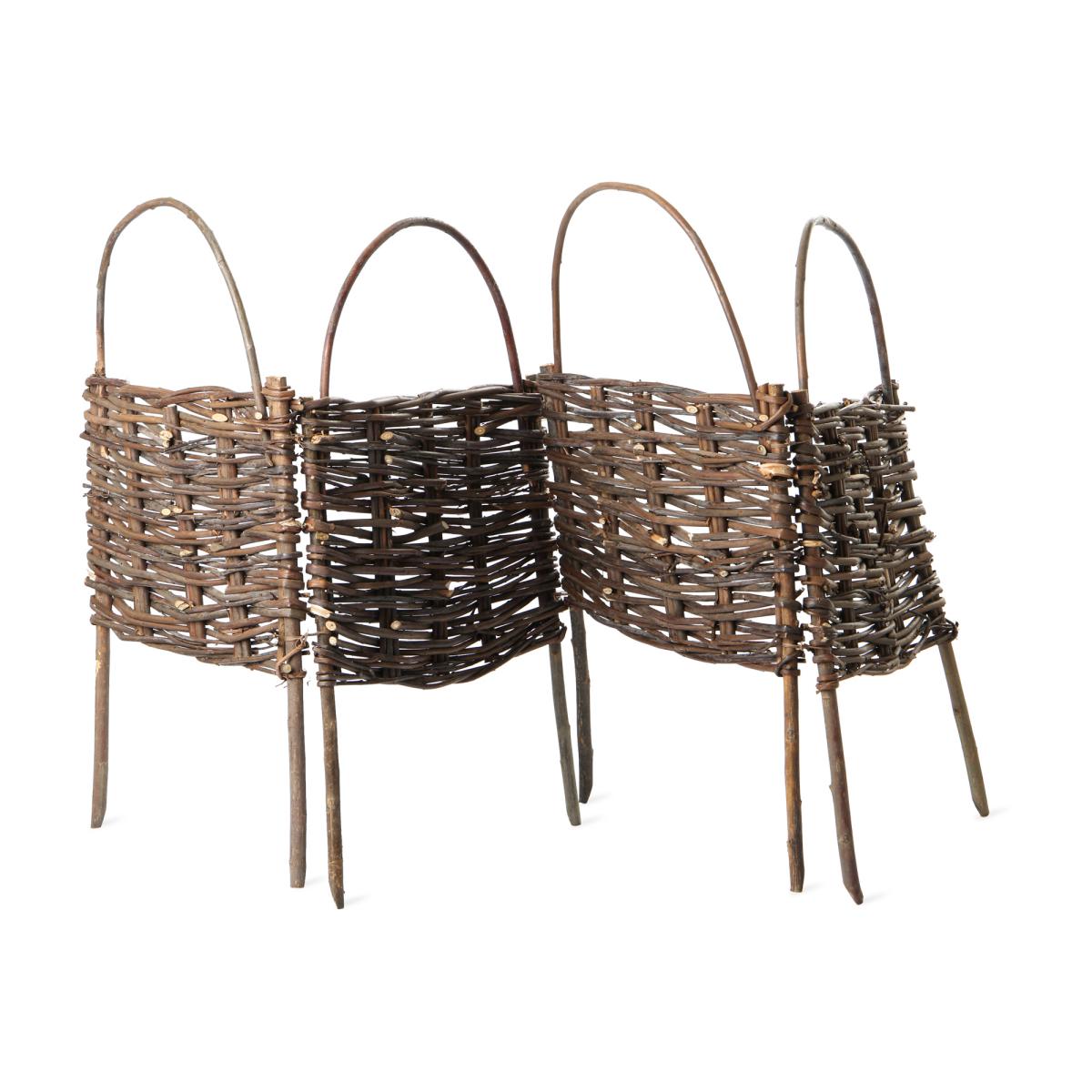 Weiden-Zaun 4-teilig