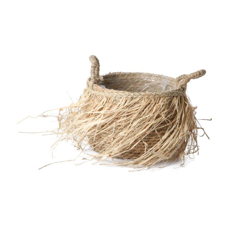 Fransen-Korb mit Henkel