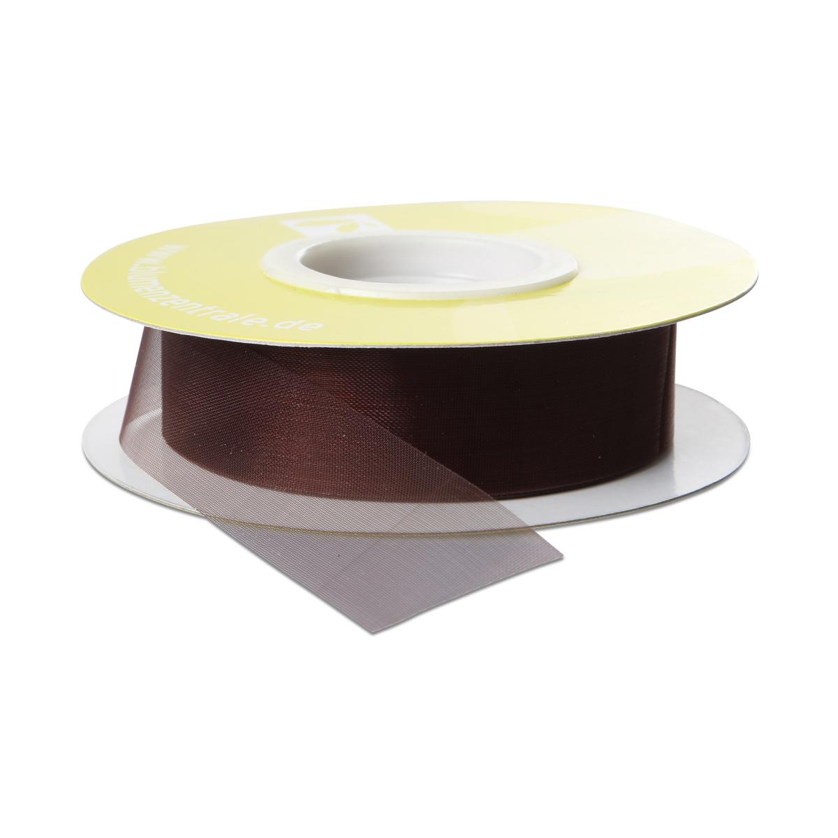 Organza geschnitten braun