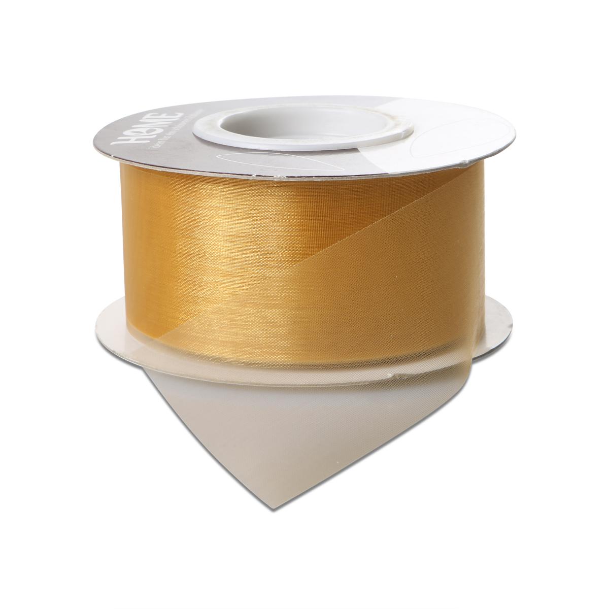 Organza gescnitten gold
