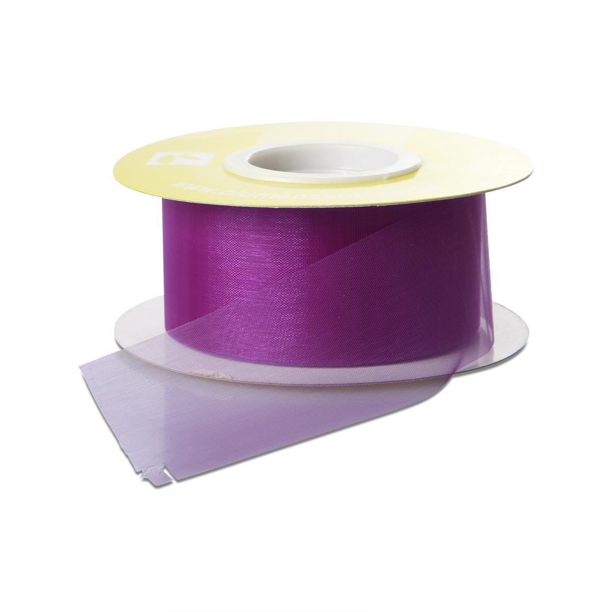 Organza geschnitten aubergine