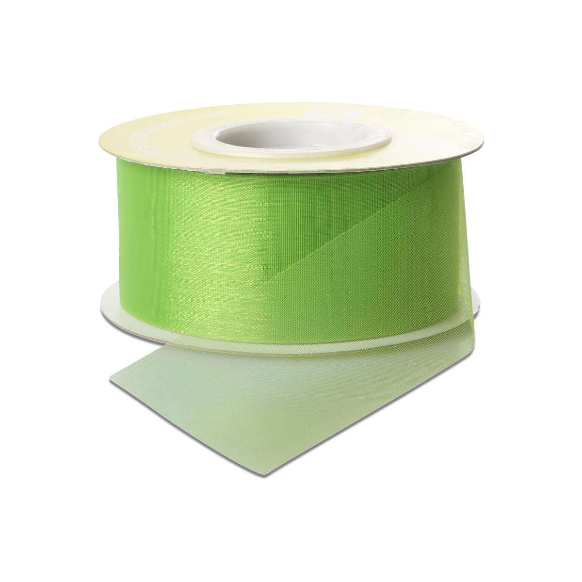 Organza geschnitten apfelgrün