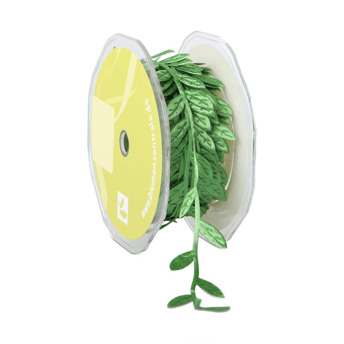 Blätterband Satin grün