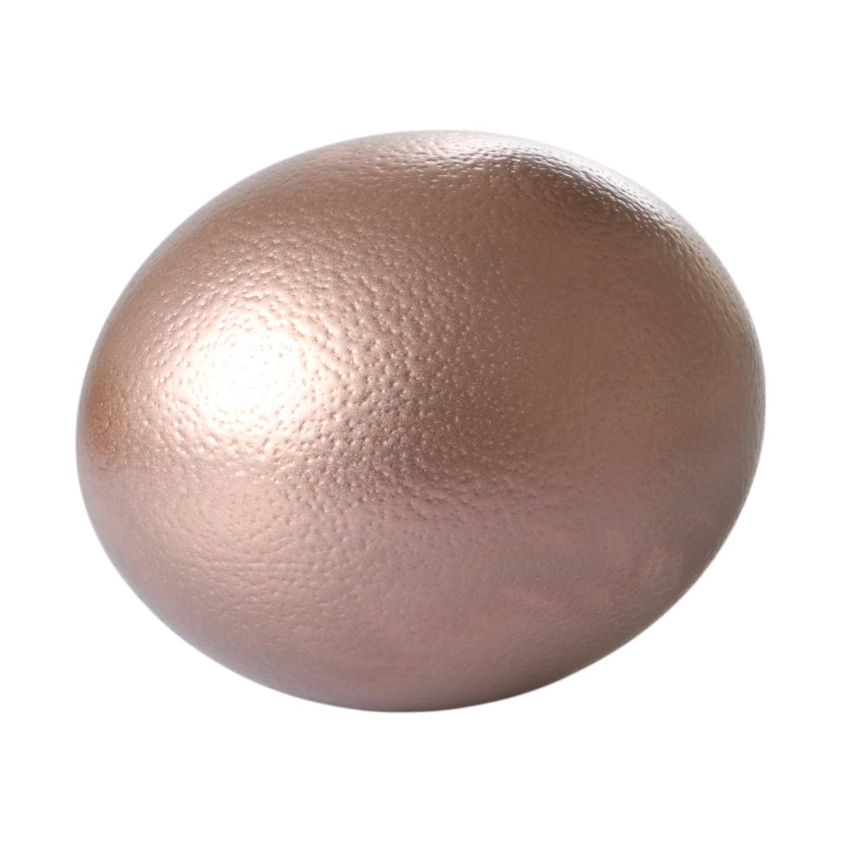 Straussenei rosegold