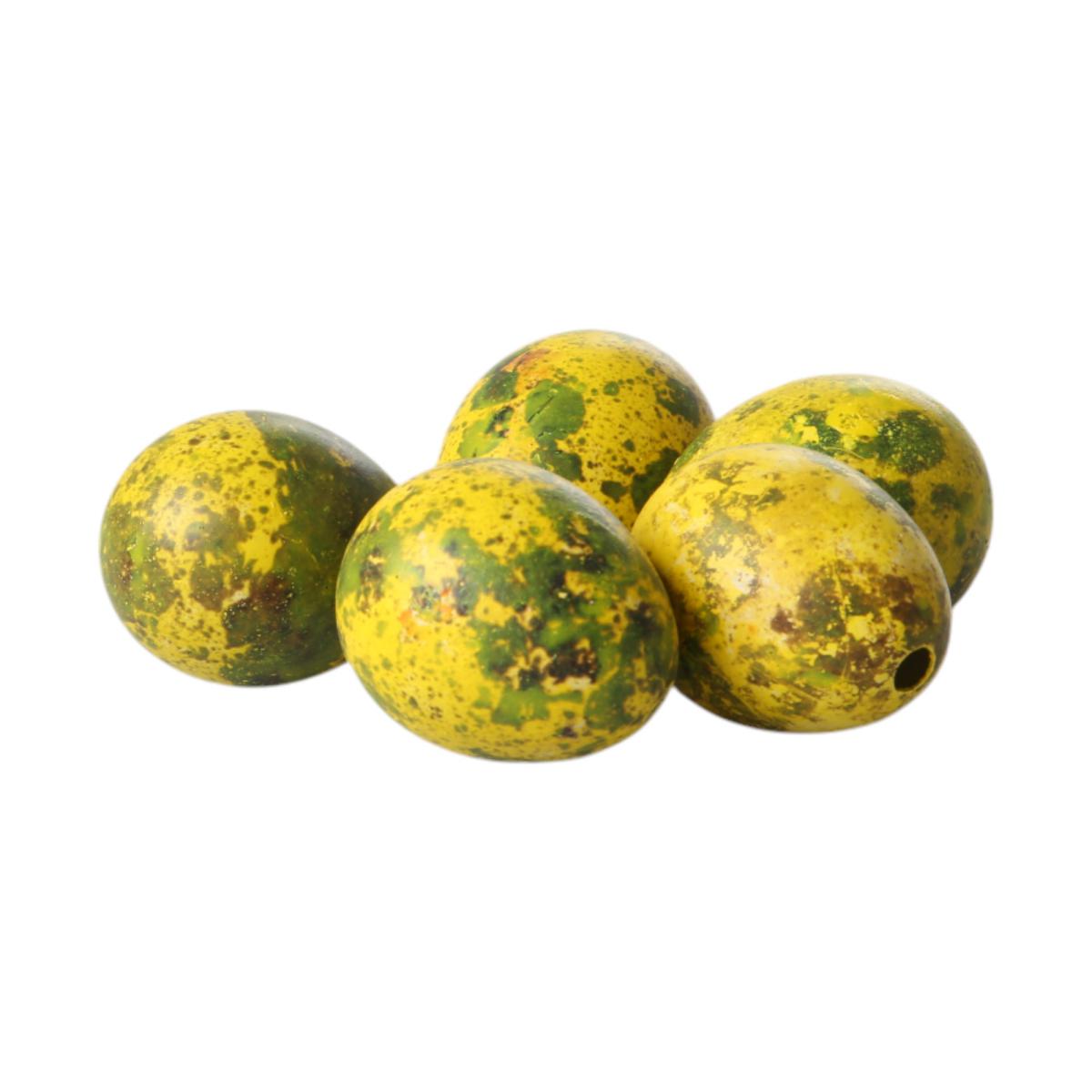 Wachteleier gef&auml;rbt gelb