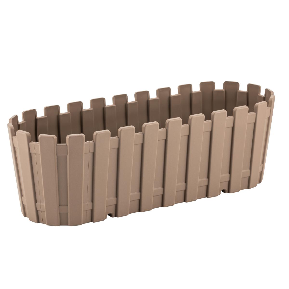 Balkonkasten Landhaus taupe