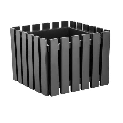 Pflanzk&uuml;bel Landhaus m. Wasserspeicher anthrazit