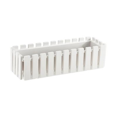 Pflanzkasten Landhaus m. Wasserspeicher wei&szlig;