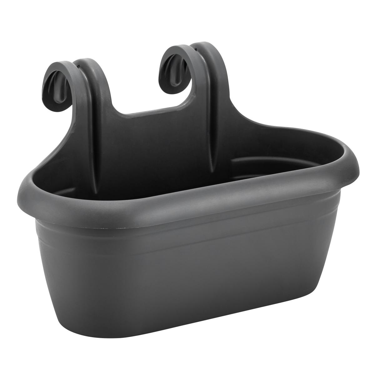 H&auml;ngekasten Recycling Kunststoff anthrazit