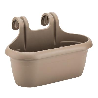 H&auml;ngekasten Recycling Kunststoff taupe