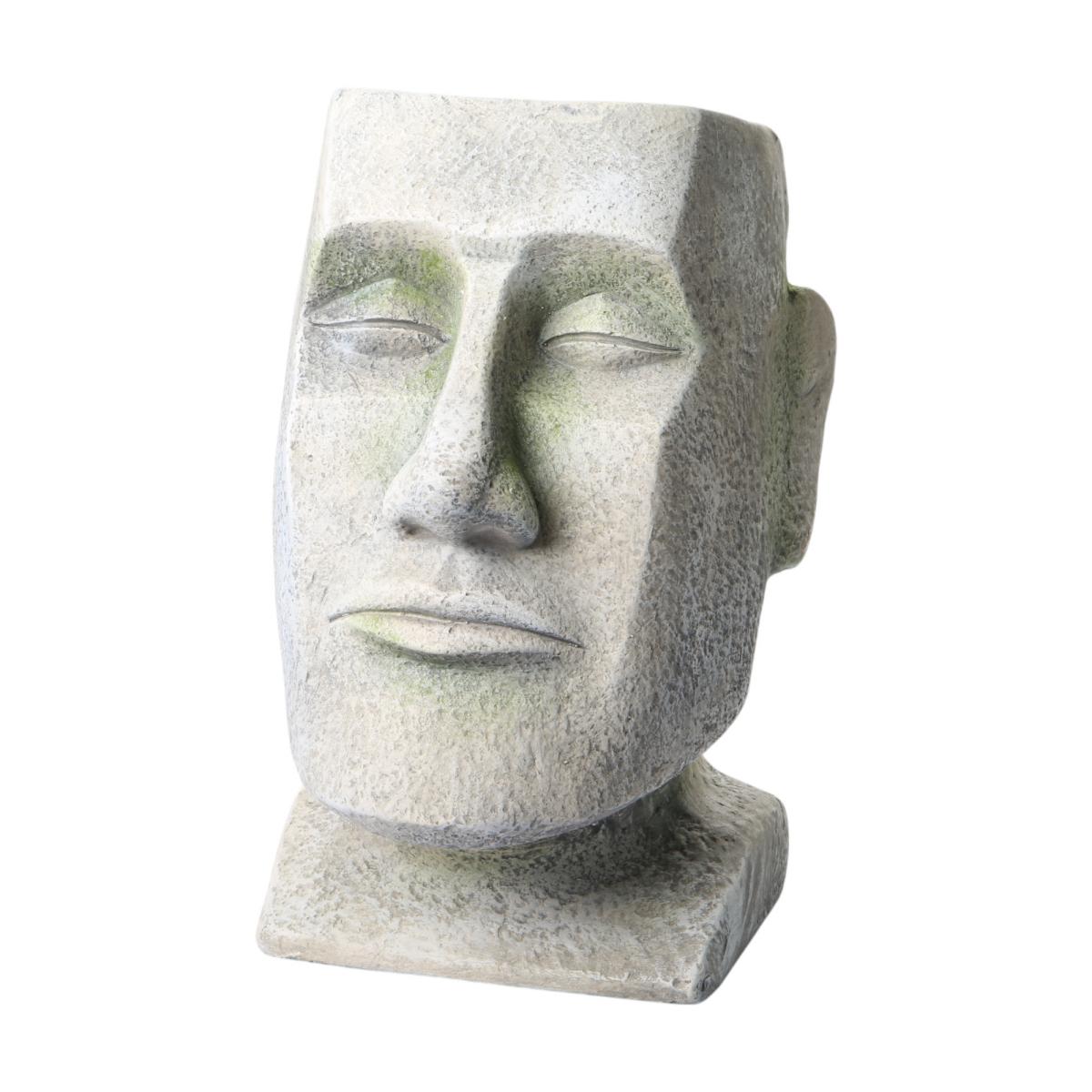 Büste zum Pflanzen steingrau