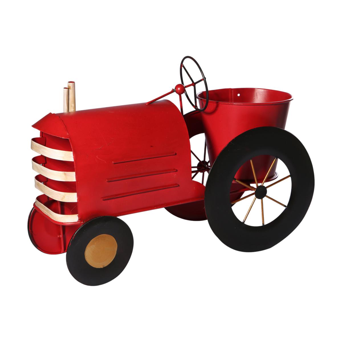 Traktor mit Pflanztopf