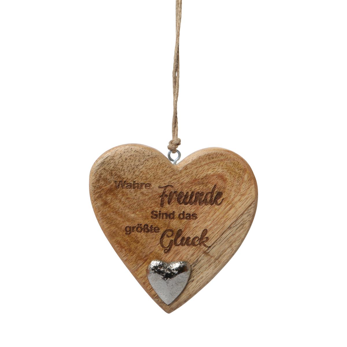 Herzhänger mit Spruch