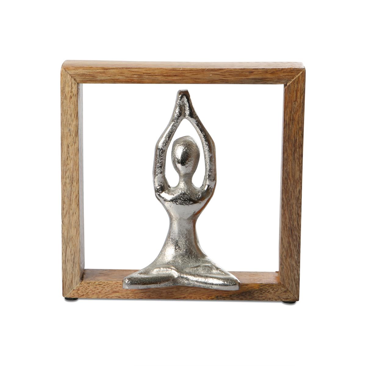 Aufsteller mit Yogafigur