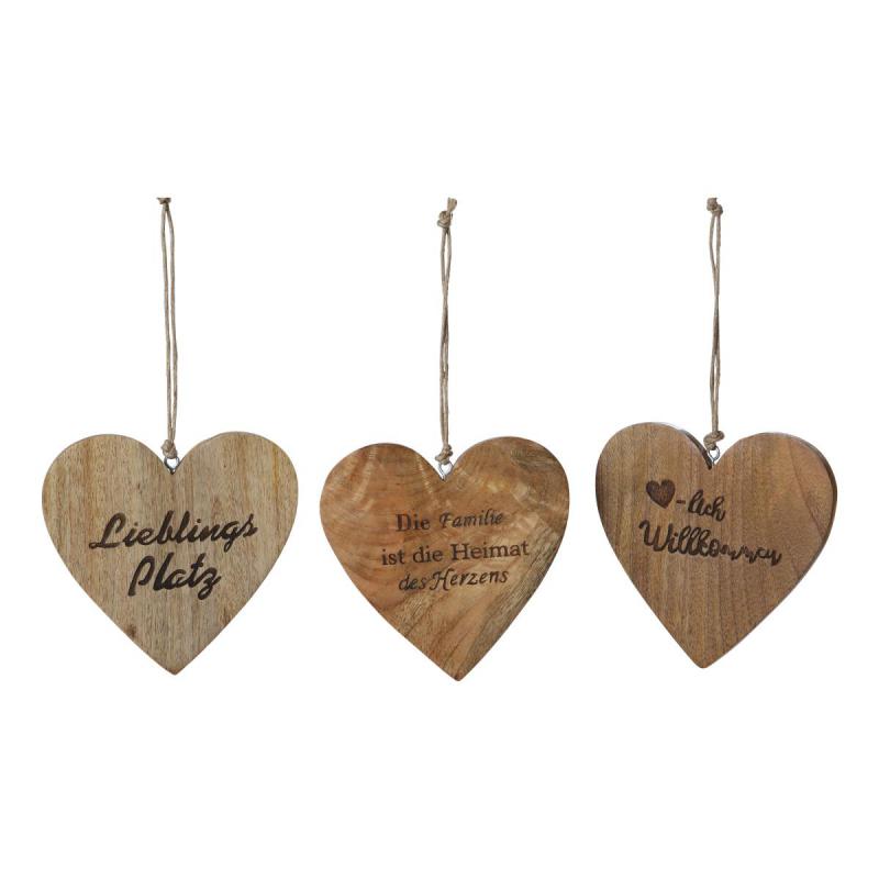 Herzhänger mit Spruch Mix