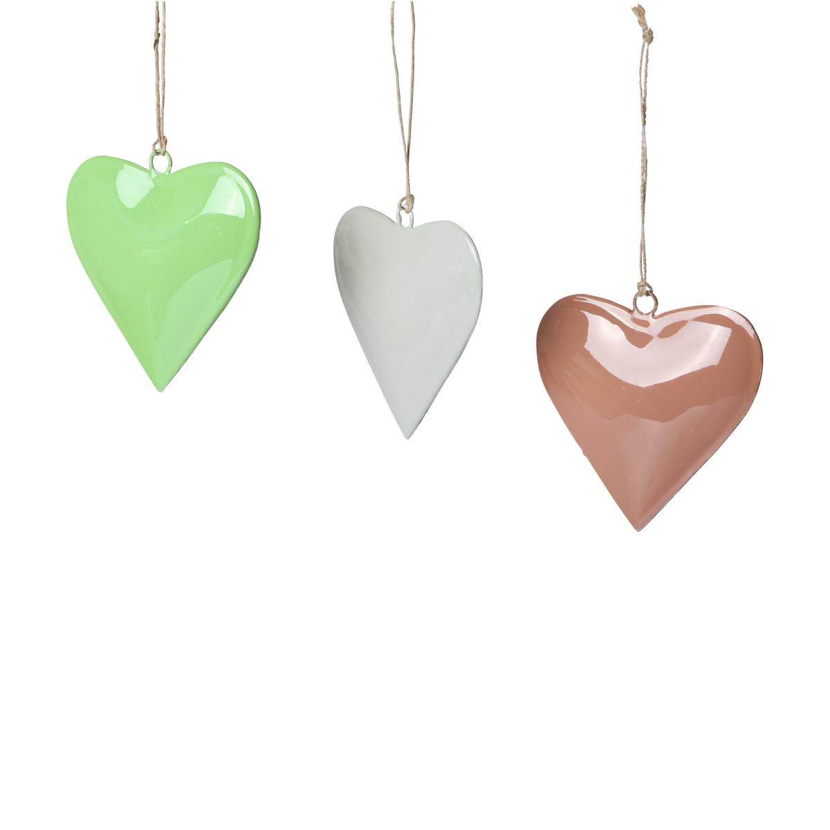 Herzhänger farbig mix