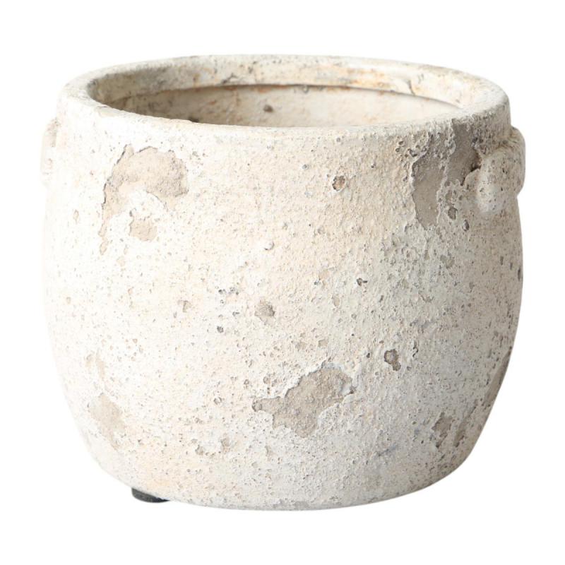 Topf in Zementoptik