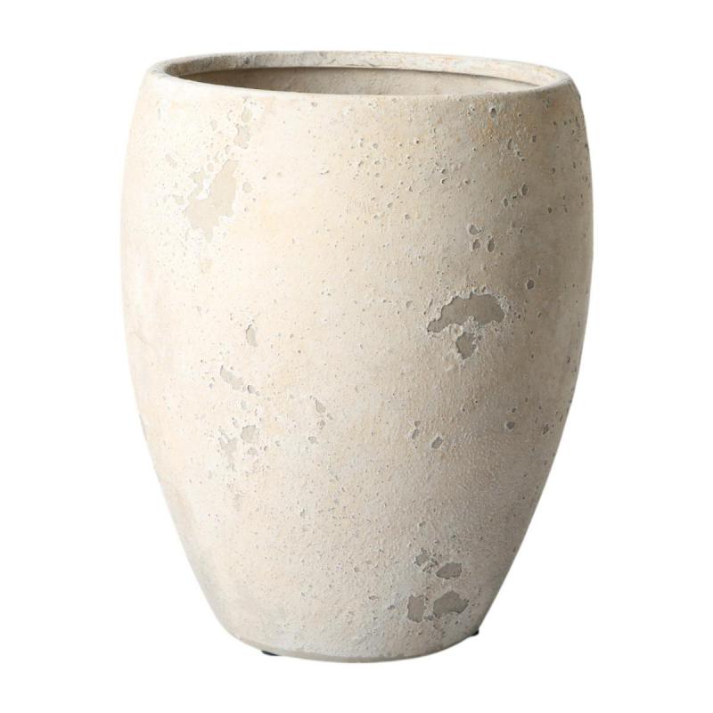 Topf in Zementoptik