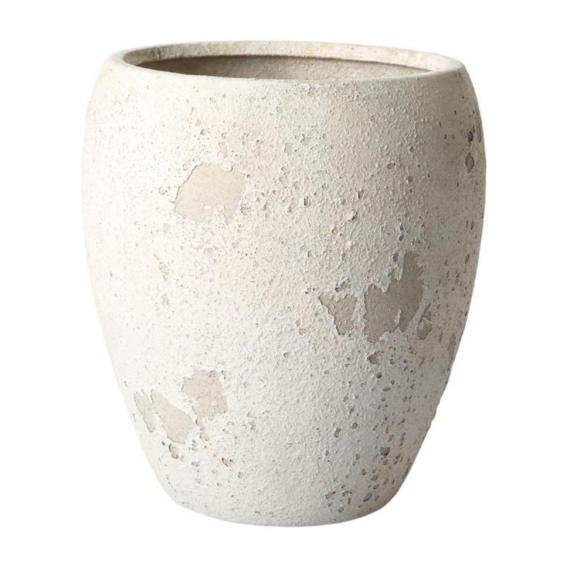 Topf in Zementoptik